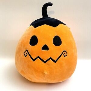 Squishmallows Halloween 10.5" Paige the Pumpkin‎ Plush Kellytoy Jack-o-lantern